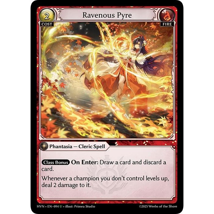 Image for Ravenous Pyre (094) (HVN) - Grand Archive TCG