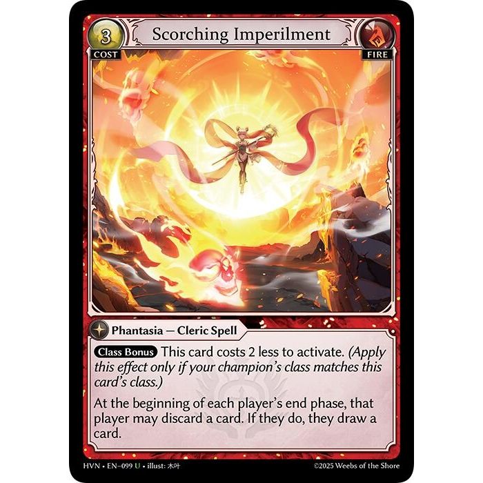 Image for Scorching Imperilment (099) (HVN) - Grand Archive TCG