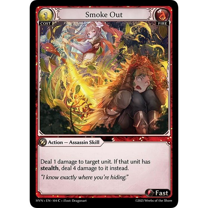 Image for Smoke Out (104) (HVN) - Grand Archive TCG