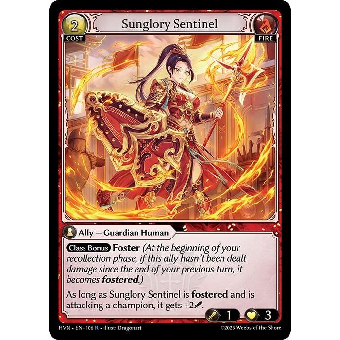 Image for Sunglory Sentinel (106) (HVN) - Grand Archive TCG