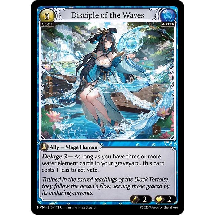 Image for Disciple of the Waves (118) (HVN) - Grand Archive TCG