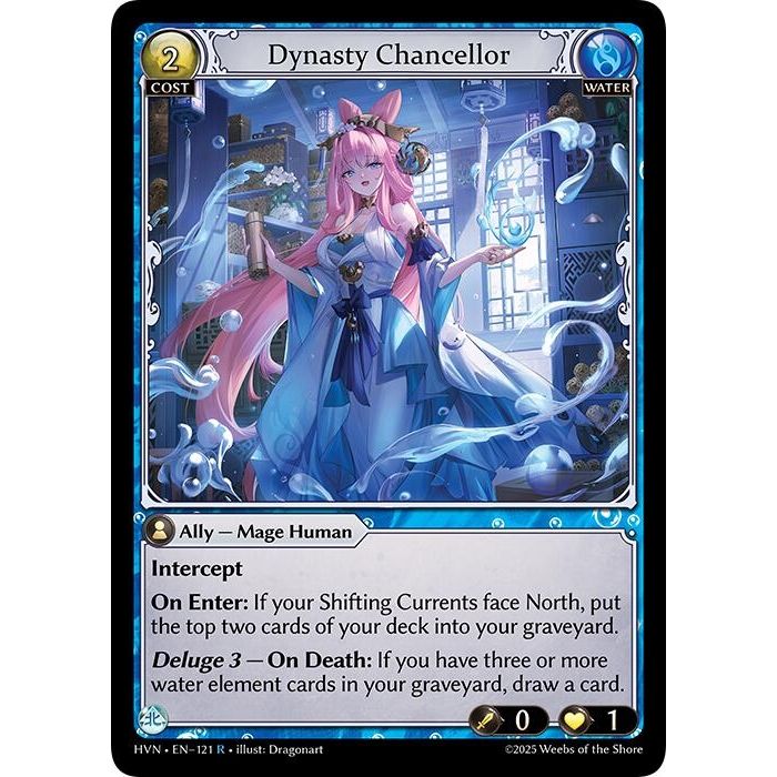 Image for Dynasty Chancellor (121) (HVN) - Grand Archive TCG