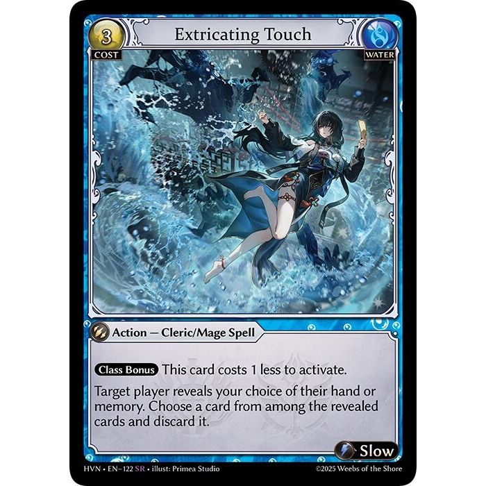 Image for Extricating Touch (122) (HVN) - Grand Archive TCG