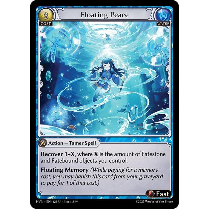 Image for Floating Peace (123) (HVN) - Grand Archive TCG