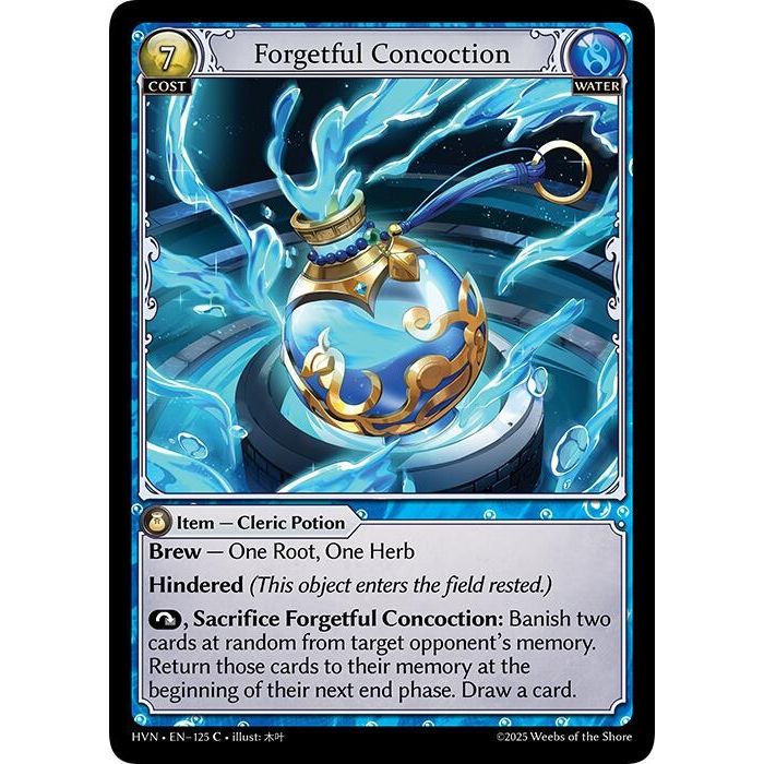 Image for Forgetful Concoction (125) (HVN) - Grand Archive TCG