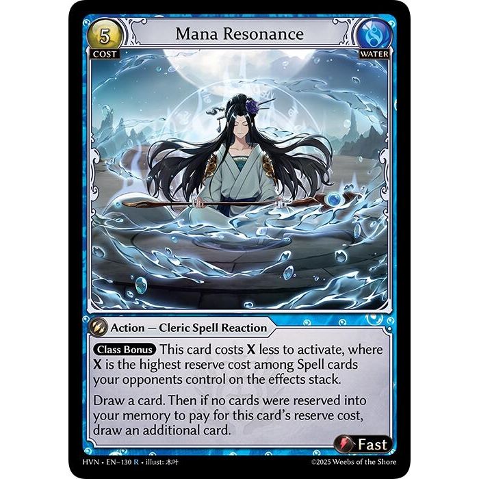 Image for Mana Resonance (130) (HVN) - Grand Archive TCG