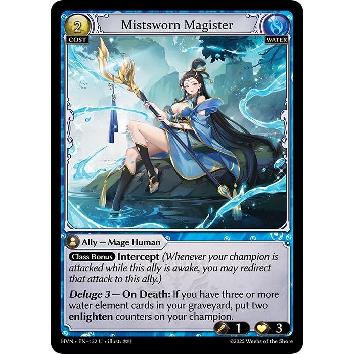 Image for Mistsworn Magister (132) (HVN) - Grand Archive TCG