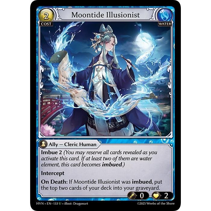 Image for Moontide Illusionist (133) (HVN) - Grand Archive TCG