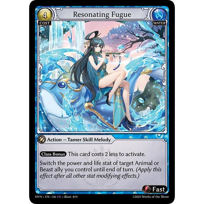 Image for Resonating Fugue (136) (HVN) - Grand Archive TCG