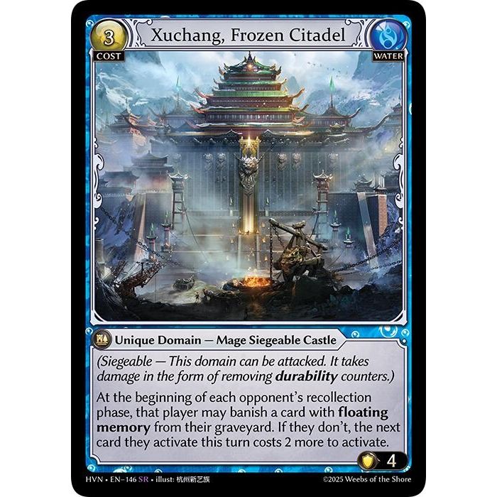 Image for Xuchang, Frozen Citadel (146) (HVN) - Grand Archive TCG