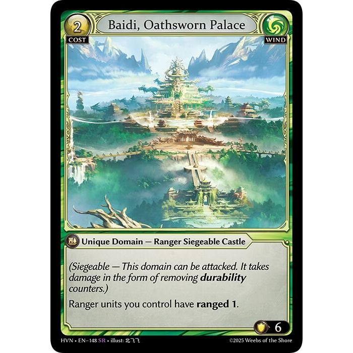 Image for Baidi, Oathsworn Palace (148) (HVN) - Grand Archive TCG