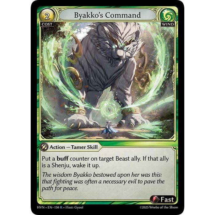 Image for Byakko's Command (150) (HVN) - Grand Archive TCG