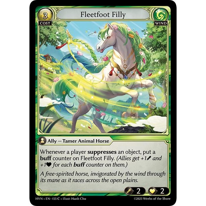Image for Fleetfoot Filly (155) (HVN) - Grand Archive TCG