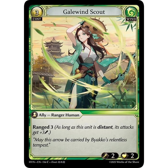 Image for Galewind Scout (156) (HVN) - Grand Archive TCG