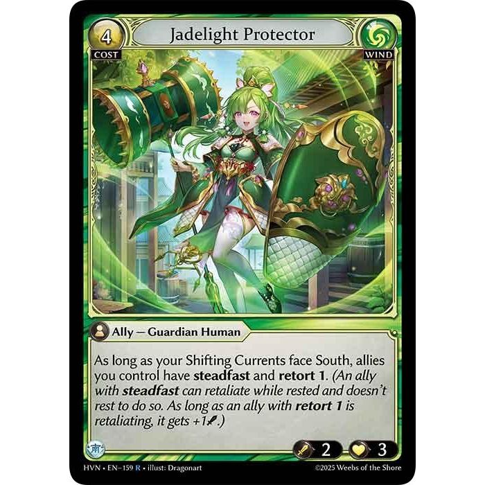 Image for Jadelight Protector (159) (HVN) - Grand Archive TCG