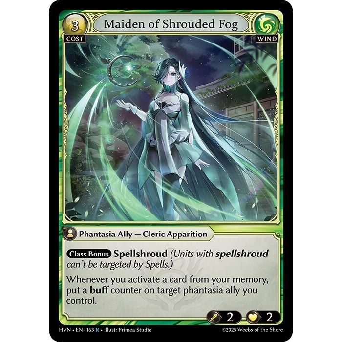 Image for Maiden of Shrouded Fog (163) (HVN) - Grand Archive TCG