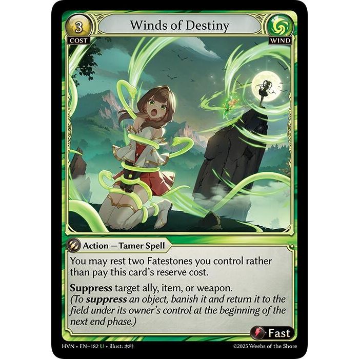 Image for Winds of Destiny (182) (HVN) - Grand Archive TCG