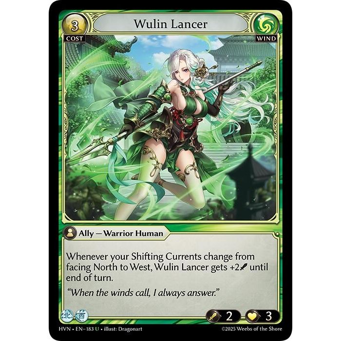Image for Wulin Lancer (183) (HVN) - Grand Archive TCG