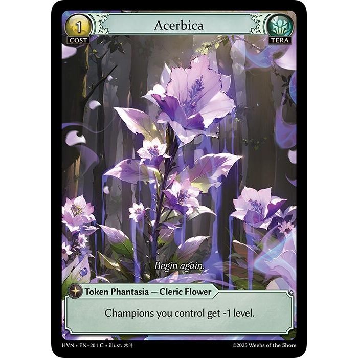 Image for Acerbica (201) (HVN) - Grand Archive TCG
