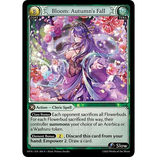 Image for Bloom: Autumn's Fall (204) (HVN) - Grand Archive TCG