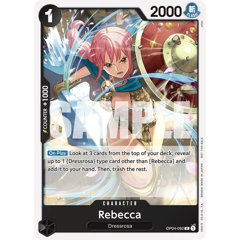 Image for Rebecca (Tournament Pack 2025 Vol. 2) (OP04-092) (OP-PR) - One Piece Card Game