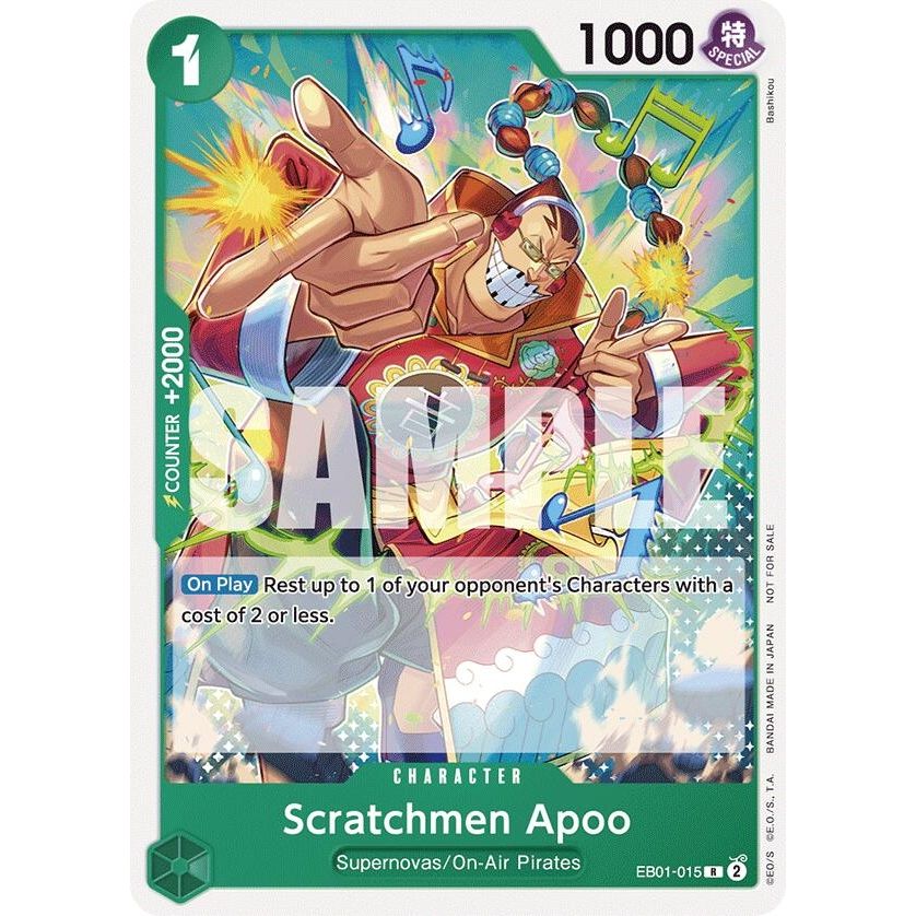 Image for Scratchmen Apoo (Tournament Pack 2025 Vol. 2) (EB01-015) (OP-PR) - One Piece Card Game