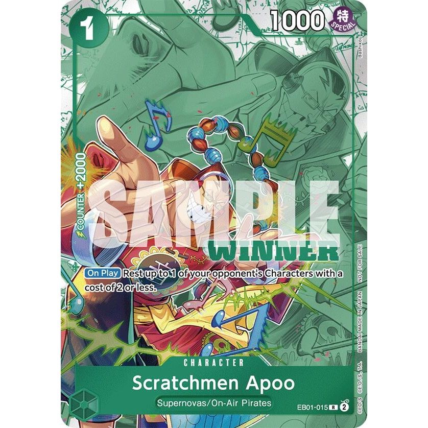 Image for Scratchmen Apoo (Winner Pack 2025 Vol. 2) (EB01-015) (OP-PR) - One Piece Card Game