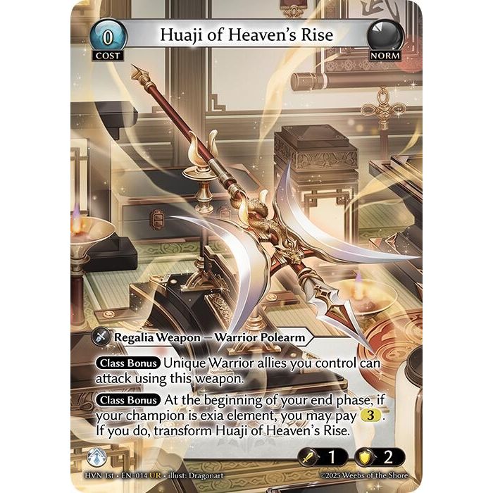 Image for Huaji of Heaven's Rise // Huaji of Abyssal Fall (014) (HVN) - Grand Archive TCG