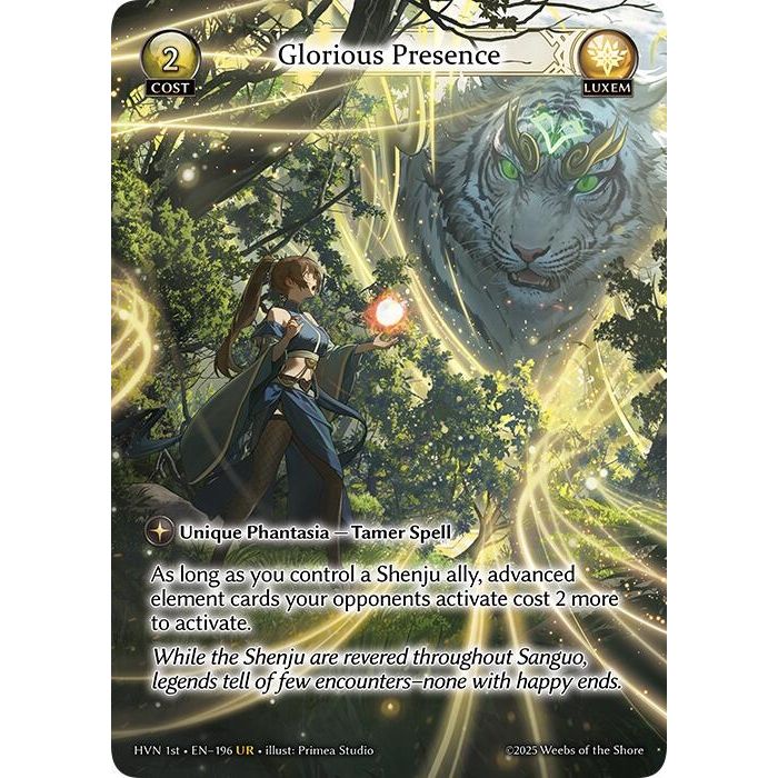 Image for Glorious Presence (196) (HVN) - Grand Archive TCG