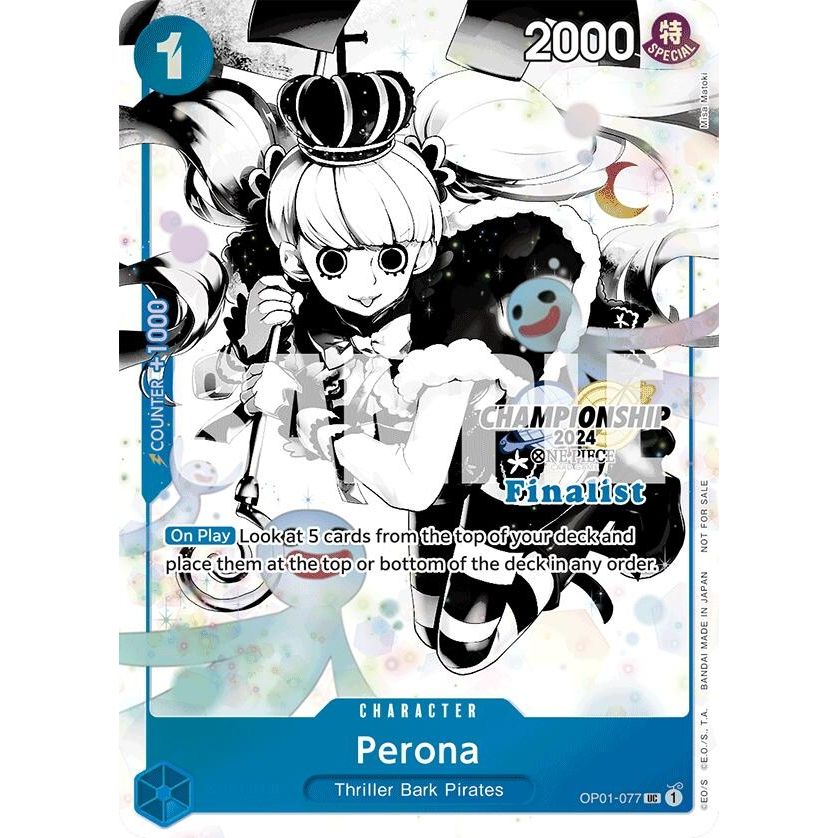 Image for Perona (Championship 2024 Finalist Card Set Vol. 2) (OP01-077) (OP-PR) - One Piece Card Game