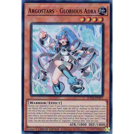 Image for Argostars - Glorious Adra (SUDA-ENSP1) (SUDA-ENSP1) (SUDA) - YuGiOh