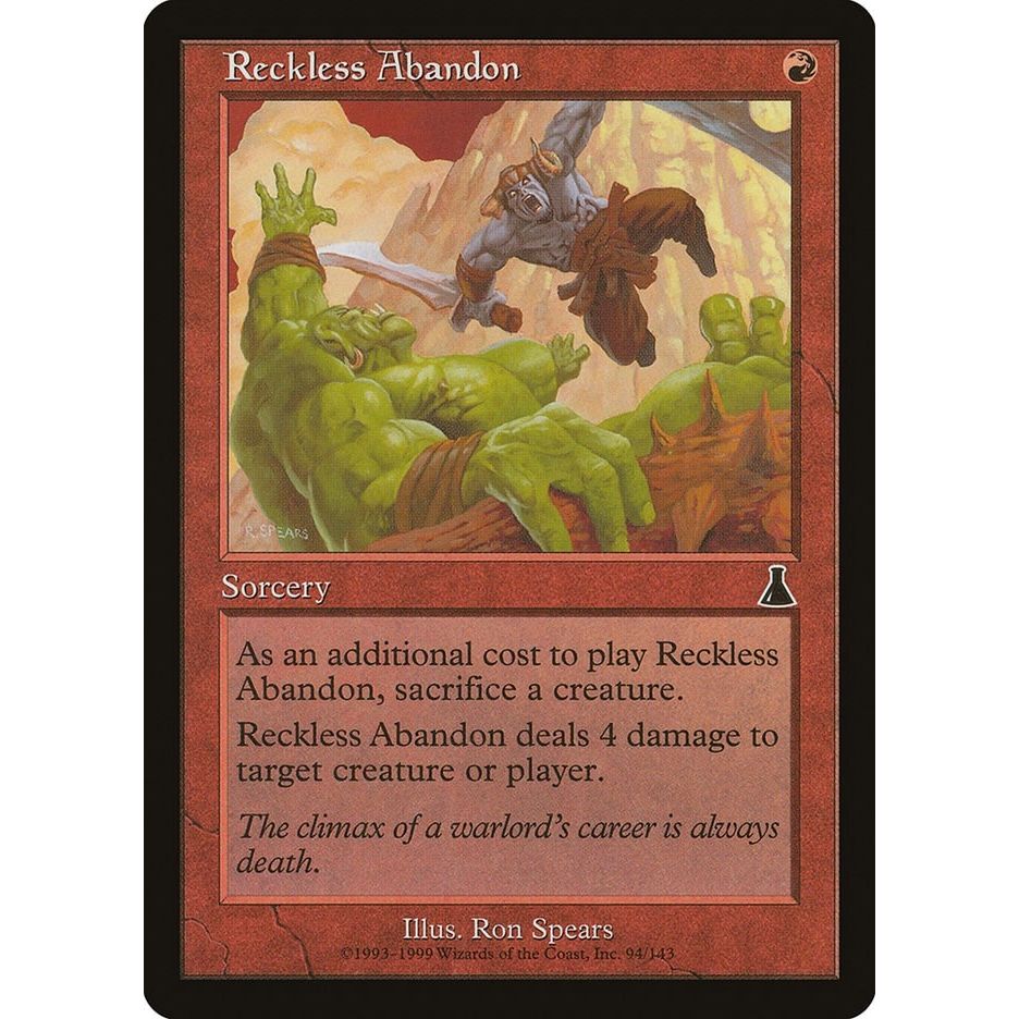 Image for Reckless Abandon (94) (UDS) - Magic: The Gathering