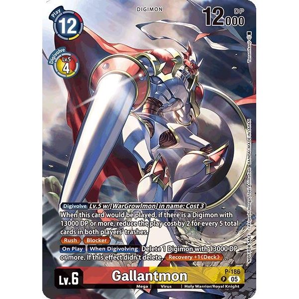 Image for Gallantmon (BT-21: Illustration Celebration Pack) (P-186 P) (BT21) - Digimon Card Game