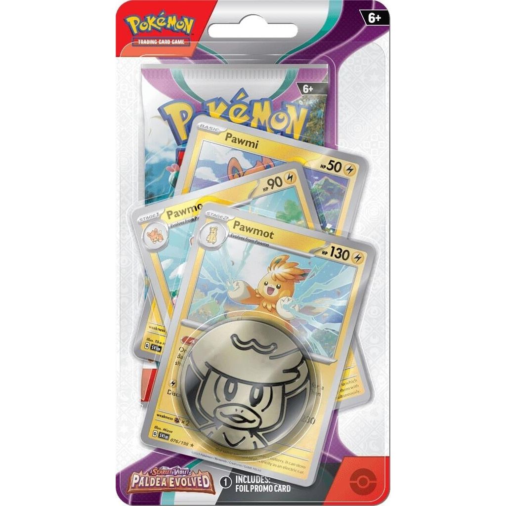 Image for Paldea Evolved Premium Checklane Blister [Pawmot] - Pokemon