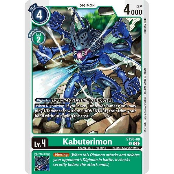 Image for Kabuterimon (ST20-08 U) (ST-20) - Digimon Card Game
