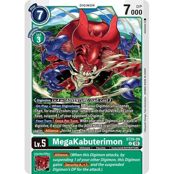 Image for MegaKabuterimon (ST20-09 U) (ST-20) - Digimon Card Game