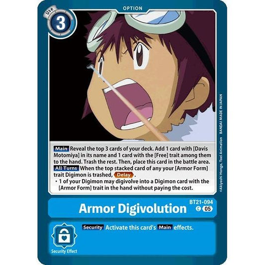 Image for Armor Digivolution (BT21-094 C) (BT21) - Digimon Card Game