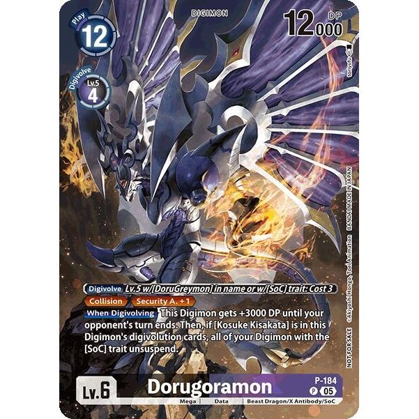 Image for Dorugoramon (BT-21: Illustration Celebration Pack) (P-184 P) (BT21) - Digimon Card Game