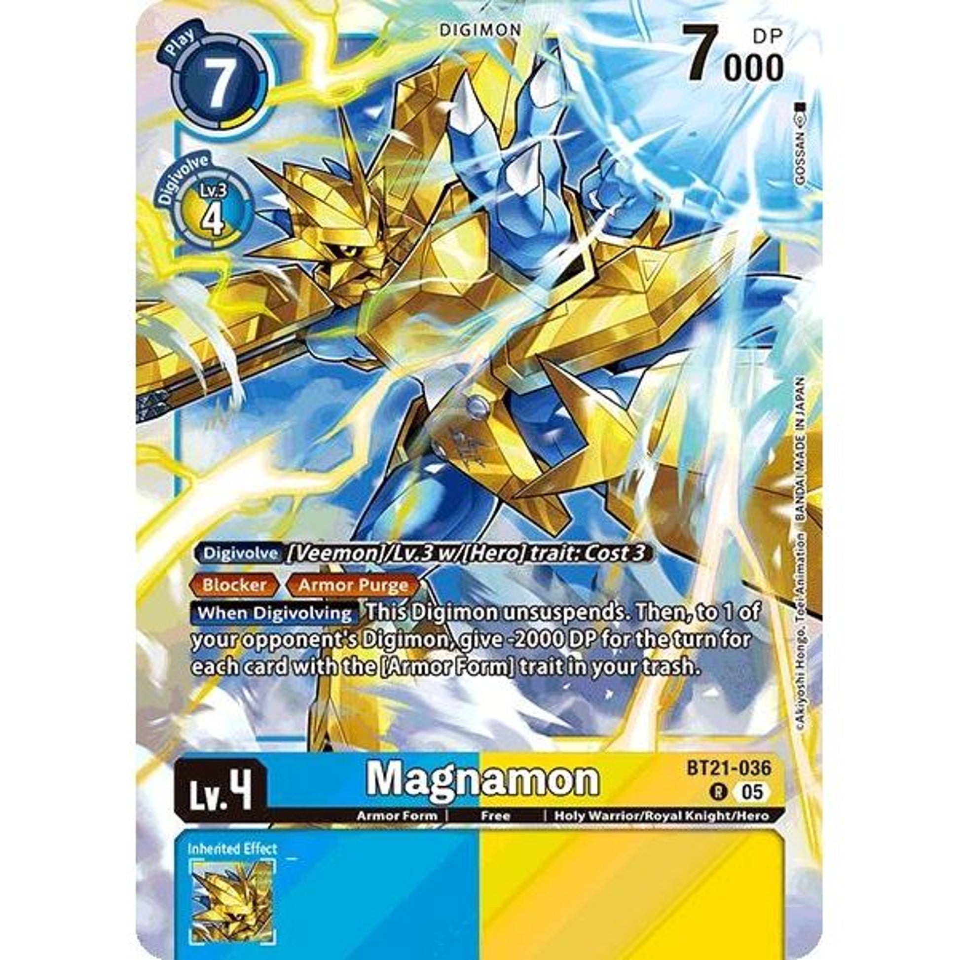 Image for Magnamon (BT21-036 R) (BT21) - Digimon Card Game