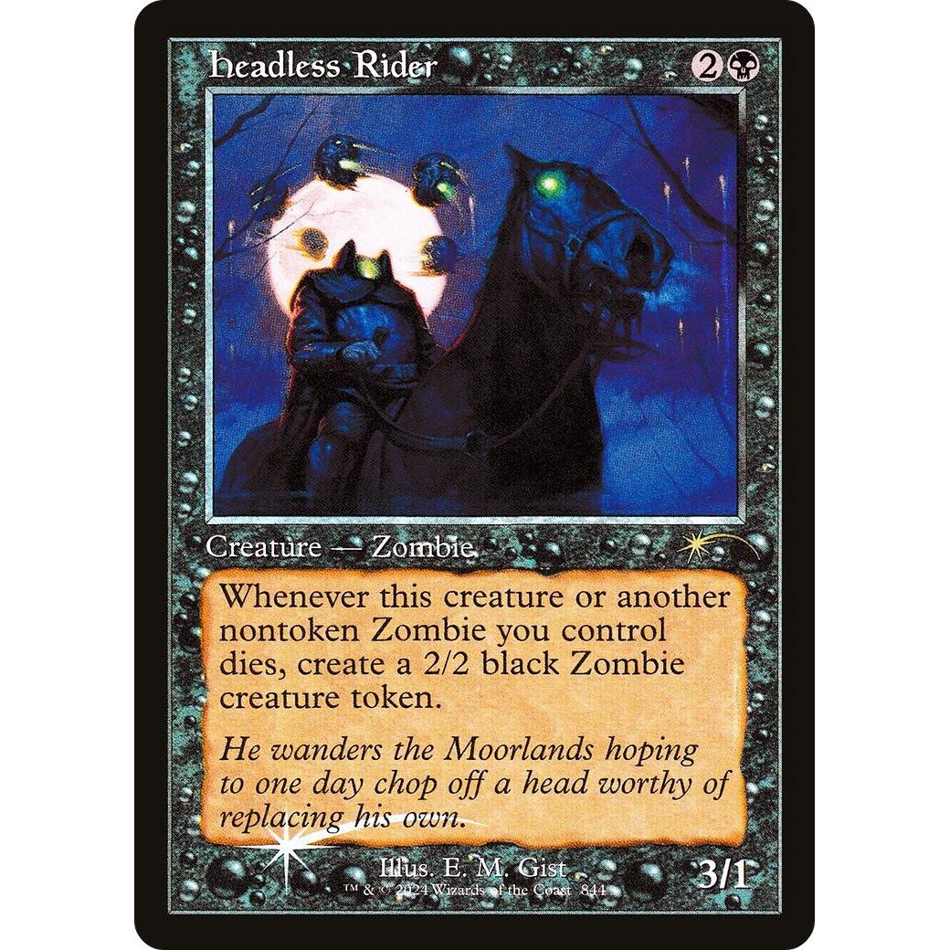Image for Headless Rider (Retro Frame) (844) (SLD) - Magic: The Gathering