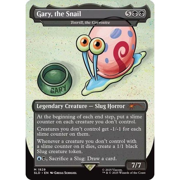 Image for Gary, the Snail - Toxrill, the Corrosive (1929) (SLD) - Magic: The Gathering