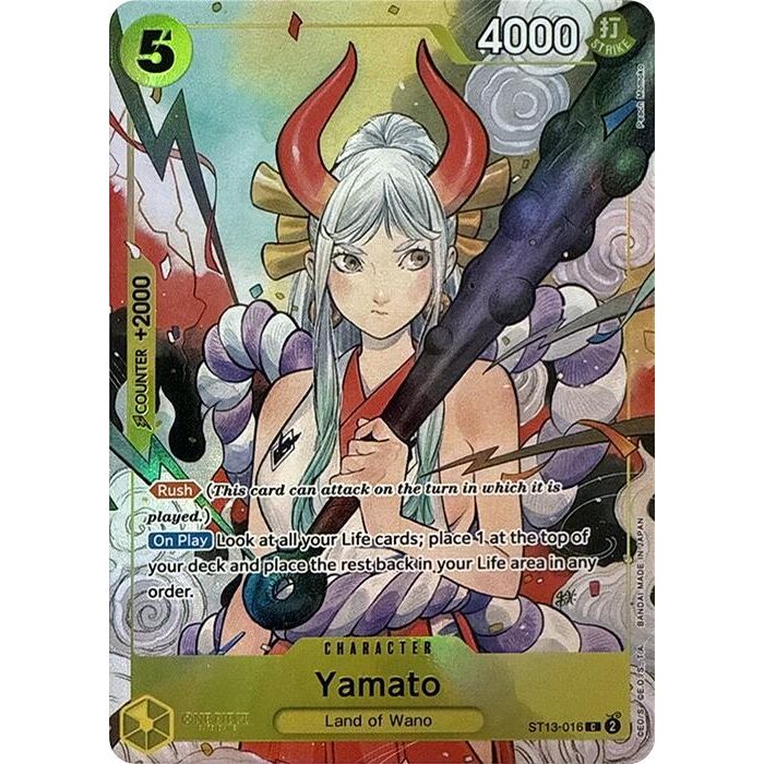 Image for Yamato (Illustration Box Vol.1) (ST13-016) (OP-PR) - One Piece Card Game