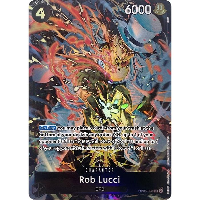 Image for Rob Lucci (Illustration Box EX) (OP05-093) (OP-PR) - One Piece Card Game