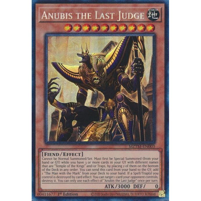 Image for Anubis the Last Judge (CR) (MZTM-EN003) (MZTM) - YuGiOh