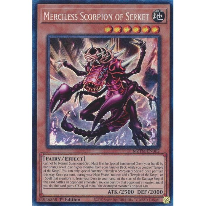 Image for Merciless Scorpion of Serket (CR) (MZTM-EN002) (MZTM) - YuGiOh