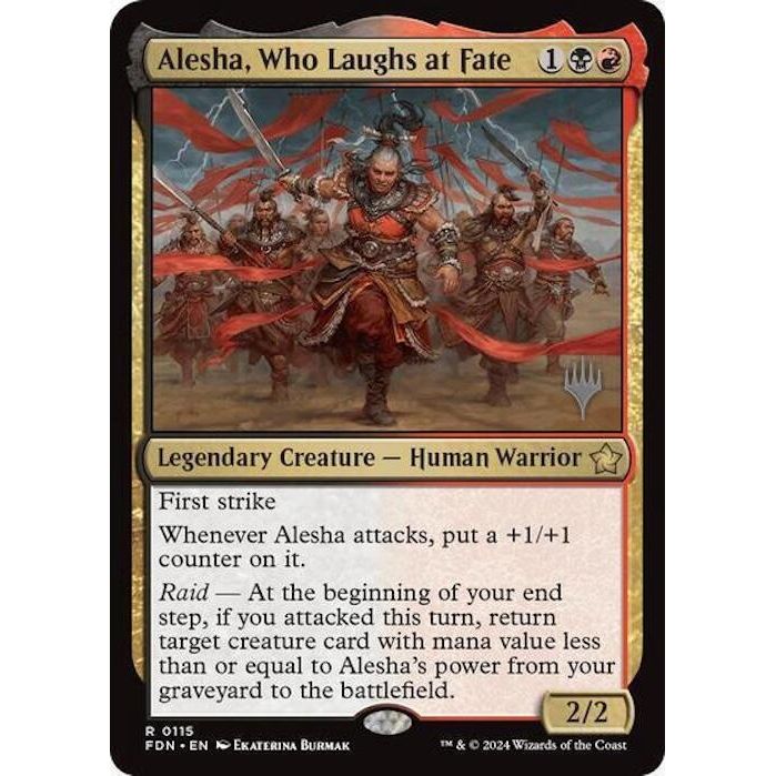 Image for Alesha, Who Laughs at Fate (115) (PPDFT) - Magic: The Gathering