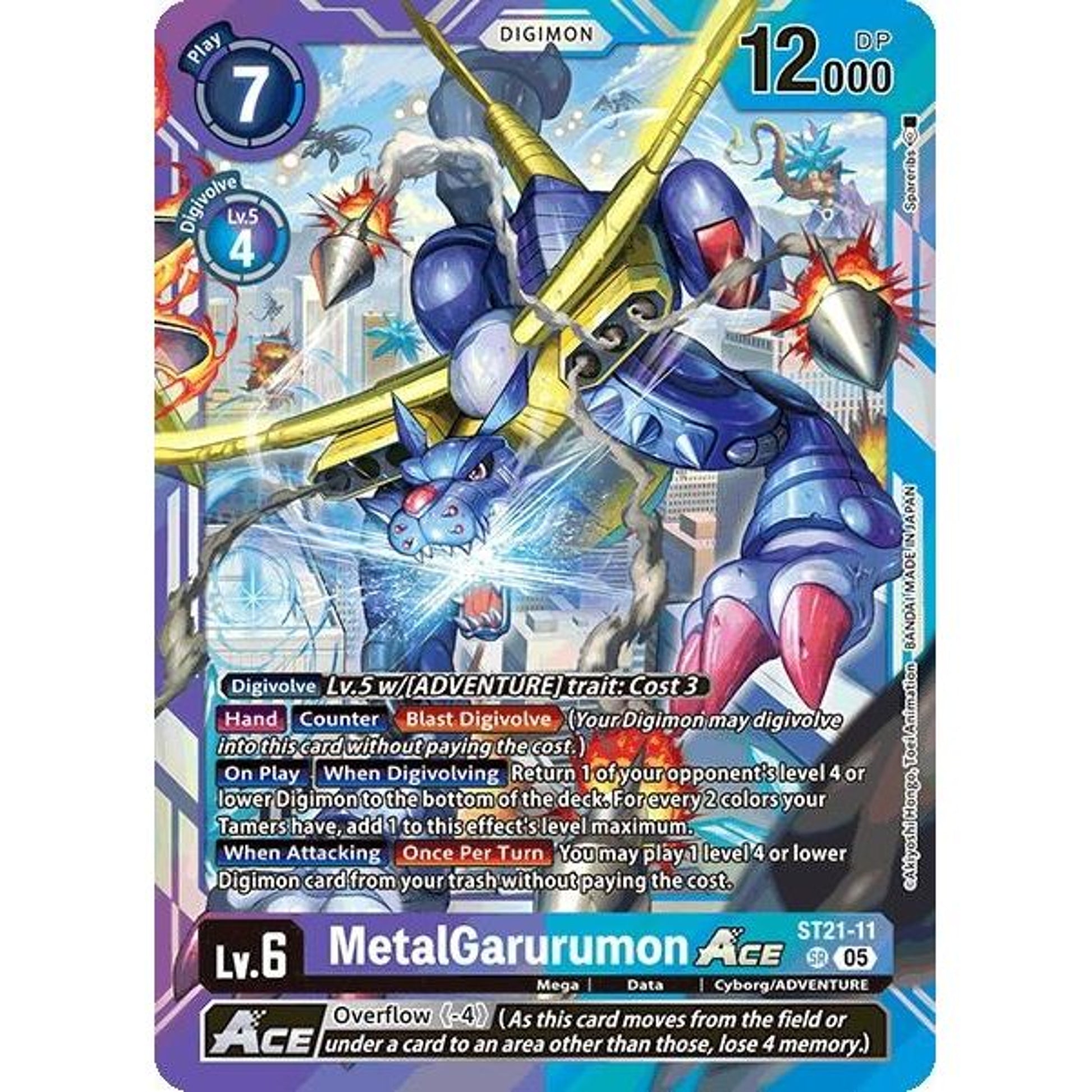 Image for MetalGarurumon ACE (ST21-11 SR) (ST-21) - Digimon Card Game