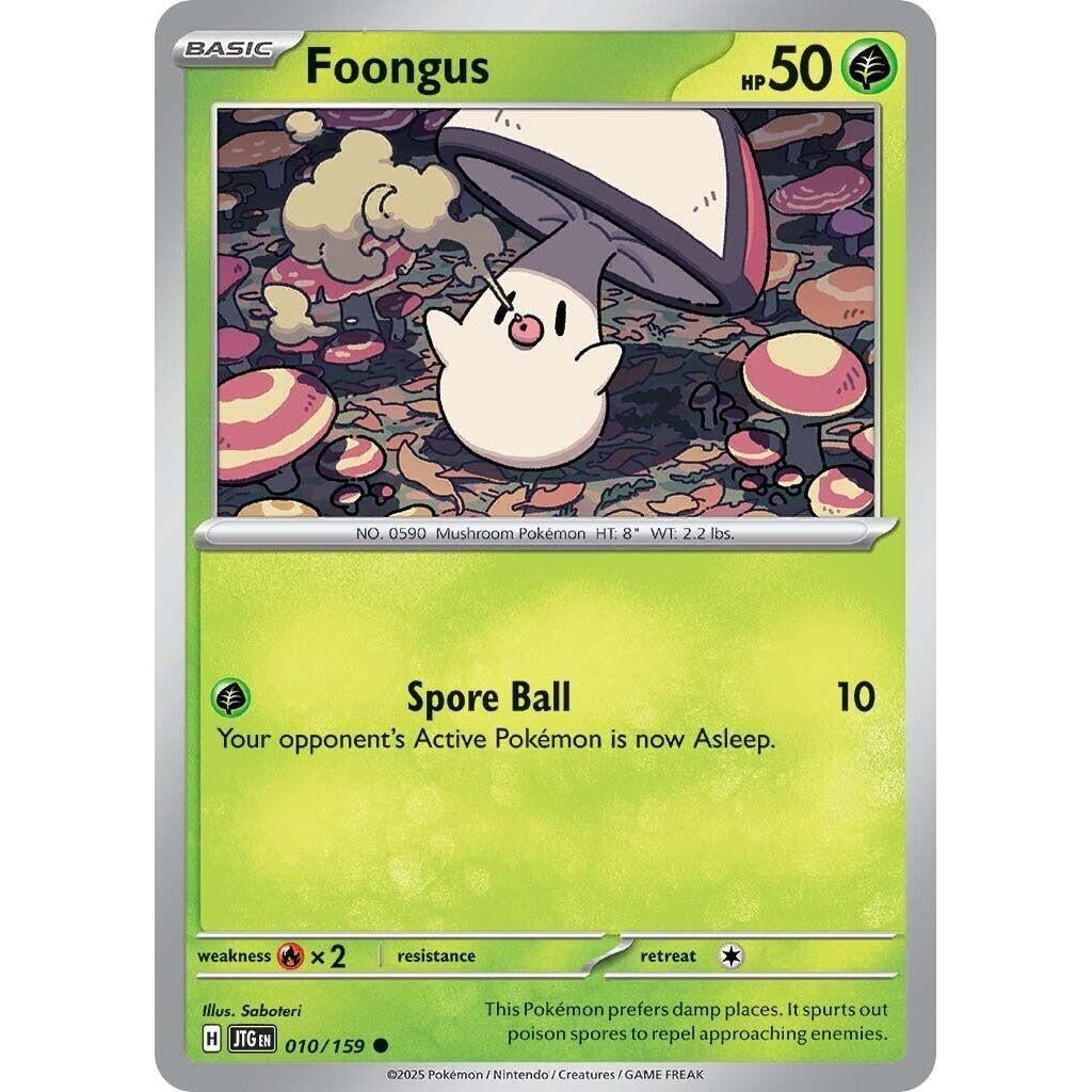 Image for Foongus (010/159) (JTG) - Pokemon
