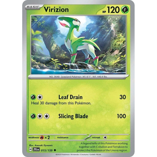 Image for Virizion (015/159) (JTG) - Pokemon