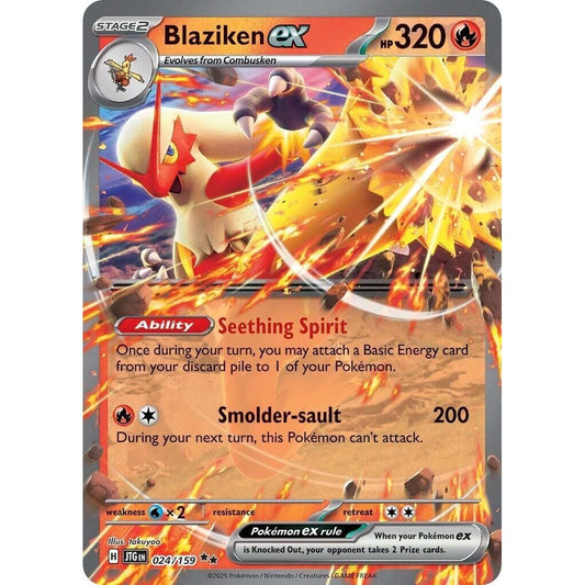 Image for Blaziken ex (024/159) (JTG) - Pokemon